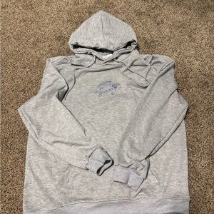 Gray Hooded Men's Sweater